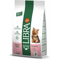 LIBRA DOG ADULT MINI SALMON 8KG - MAZO ŠĶIRŅU SUŅIEM (LASIS)