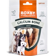 BOXBY CALCIUM BONE 100G - KALCIJA KAULIŅI PIEAUGUŠIEM SUŅIEM