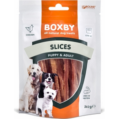 BOXBY SLICES FOR DOGS 360G - ŠĶĒLĪTES KUCĒNIEM UN PIEAUGUŠIEM SUŅIEM (VISTA)
