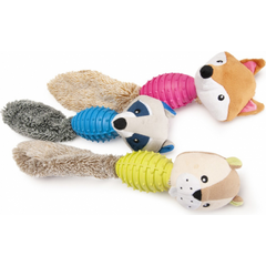 Rotaļlieta suņiem - Pliša mantiņa ar termoplasta gumijas bumbu 35cm