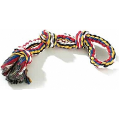 Rotaļlieta suņiem - Kokvilna virve ar mezgliem 63cm/500gr