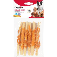 Košļājamais jēlādas rullītis ar vistu 70gr - Gardums suņiem