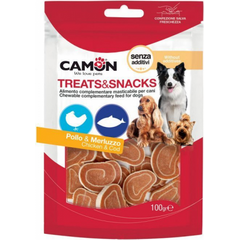 Suši ar vistu un mencu 100g - Gardums suņiem