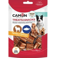 Jēra/mencas kubiciņi 80g - Gardums suņiem