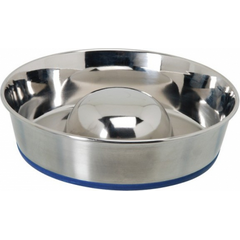 Kucēnu bļoda nerūsējošā tērauda neslīdoša "Sombrero" 24cm/1.40L