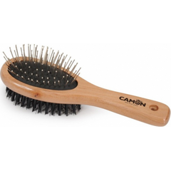 Universāla divpusēja koka ķemme visu veidu kažokiem L