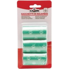 Maisiņi izkārnījumu savākšanai 3 ruļļī iepakojumā