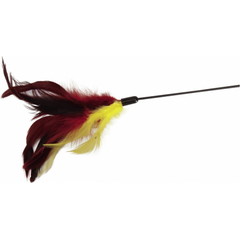 Mänguasi kassidele sulega lõnga 66cm (45 cm lõnga)