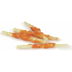 Košļajamās nūjiņas suņiem - jēlādas rullītis ar vistu 12cm 100gb. 1150g