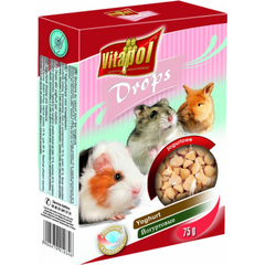 Vitapol COMPLEMENTARY DROPS 75g - Papildbarība ar jogurtu grauzējiem