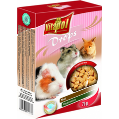 Vitapol COMPLEMENTARY DROPS 75g - Papildbarība ar riekstiem grauzējiem