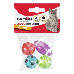 Rotaļlieta Kaķiem - Sporta bumbas ar zvaniņu 40mm 4gb.