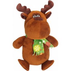 Ziemassvētku rotaļlieta suniem - Plīša "Briedis" 28 cm