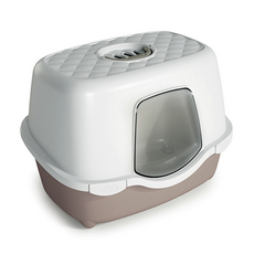 Kasside tualett TRES CHIC Indoor (valge/pudervärv)