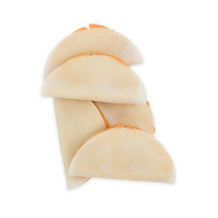 HAU & MIAU chicken taco with rawhide 500g - Papildbarība pieauguiem suiem, ideāls kārums jūsu sunim, liellopu āda un gards vistas pildījums