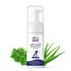 DRY FOAM SHAMPOO NEEM ALOEVERA 150ml - bezūdens un drošs tīrīšanas līdzeklis jūsu mājdzīvniekam