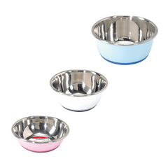 Bļoda SELECTA  nerūsējošā tērauda ar gumiju 13.5cm/350ml