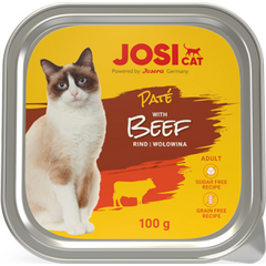 Josera Petfood Konservi JOSERA JosiCat Liellopa gaļas pastēte 100 g Alu