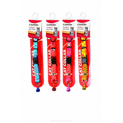 Kaķu kaklasiksna ar zvaniņu