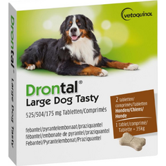 Vetoquinol Drontal Dog Flavour XL tbl. N2*