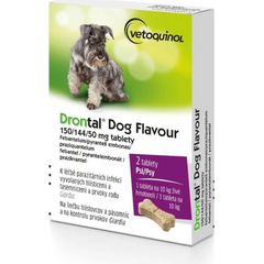 Vetoquinol Drontal Dog Flavour tbl. N2*