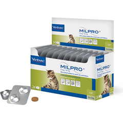Virbac Milpro 4 mg/10 mg tbl. kaķiem 0.5-2 kg N24*