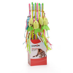 Rot. Kaķiem - Nūja ar zivi un lentēm 48cm