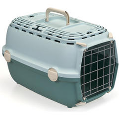 STEFANOLAST Transportēšanas bokss HORIZON 1 metāla durvis (angļu zaļš/gaiši zaļi-zils)