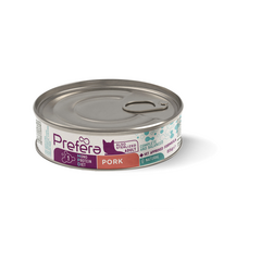 Fresh Farm CAT Prefera MPD Adult pork 85gr - pieaugušiem kaķiem (arī sterelizētiem), monoproteīna barība ar cūkgaļu.