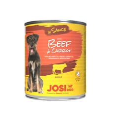 Josera Petfood Konservi JOSERA JosiDog with Beef&Carrot in Sauce 830 g