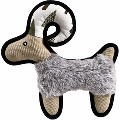 Barry King Rotaļlieta suņiem, zamšādas auns, ar skaņu, 26 x 26 cm