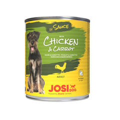 Josera Petfood Konservi JOSERA JosiDog with Chicken&Carrot in Sauce 830 g