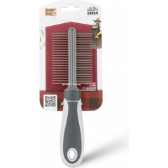 Barry King Ķemme divpusēja, pelēka, 6.4 x 22 cm