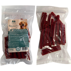 AnimaPet Jēra gaļas zobu kociņi ar glikozamīnu 10cm, 500 g - papildbarība suņiem, zobu attīrošie kociņi