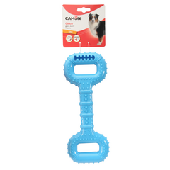 CAMON Rotalieta suņiem - termoplasta cilindrs ar rokturiem un pīkstuli 28cm