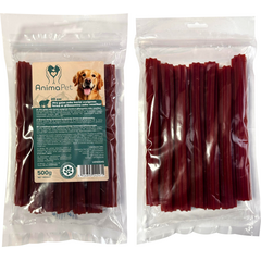 AnimaPet Jēra gaļas zobu kociņi ar glikozamīnu 20cm, 500 g - papildbarība suņiem, zobu attīrošie kociņi