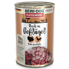 Bewi Dog rich in poultry 400gr - Pieaugušiem suņiem ar mājputnu