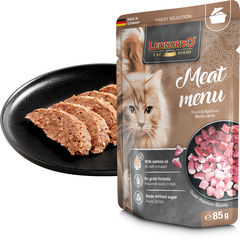 LEONARDO mitrā barība kaķiem ar gaļas izlasi 85 g