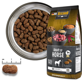 BELCANDO ADULT GF HORSE 12.5KG - BEZGRAUDU SAUSĀ BARĪBA AR ZIRGA GAĻU