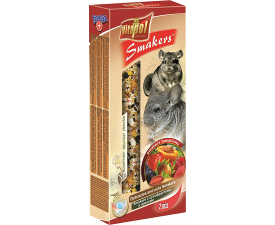 Vitapol STANDARD Smakers fruits and nut for chinchilla