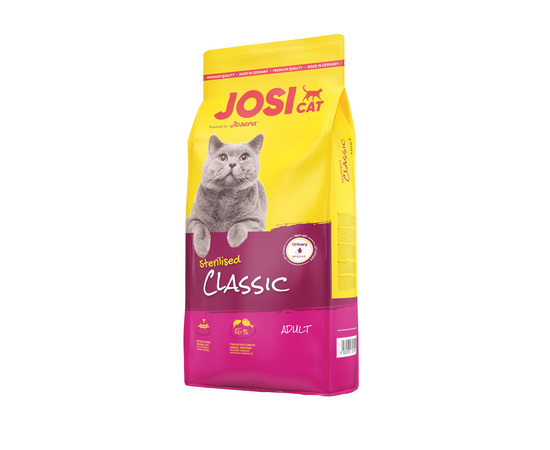 Josera Petfood Josera P kaķiem JosiCat Sterilised Classic 18 kg