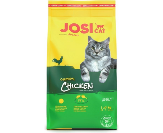 Josera Petfood Josera P kaķiem JosiCat Crunchy Chicken 1.9 kg