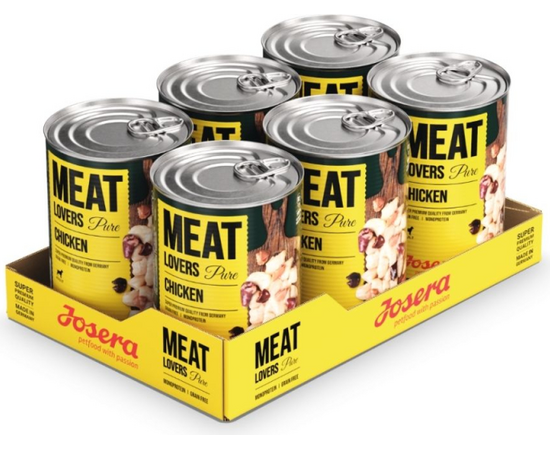Josera Petfood Konservi JOSERA suņiem Meat Lovers Pure Chicken 400 g, 2 image