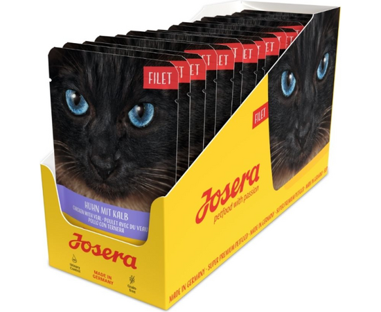 Josera Petfood Konservi JOSERA kaķiem FILEJA Chicken with Veal 70 g