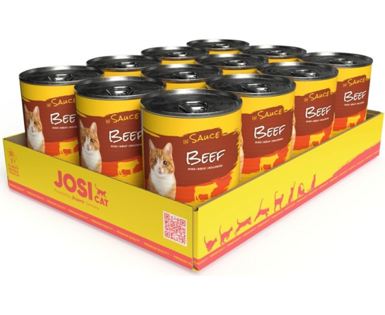 Josera Petfood Konservi JOSERA JosiCat Beef in sauce 415 g, 2 image
