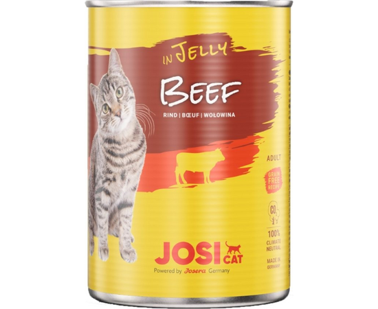 Josera Petfood Konservi JOSERA JosiCat Beef in jelly 400 g