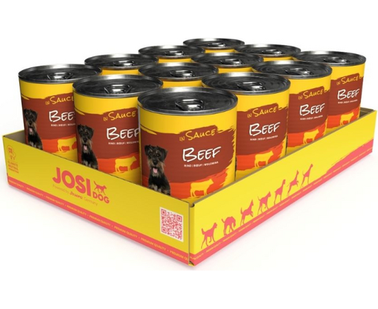 Josera Petfood Konservi JOSERA JosiDog Beef in sauce 415 g, 2 image