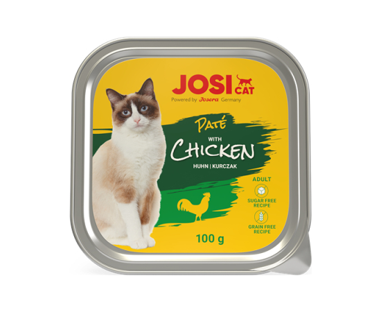Josera Petfood Konservi JOSERA JosiCat Vistas gaļas pastēte 100 g Alu