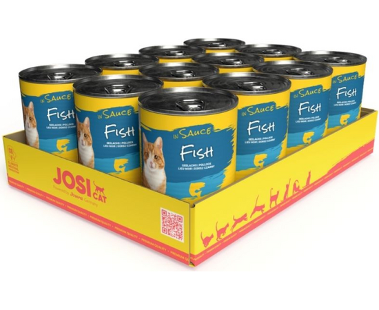 Josera Petfood Konservi JOSERA JosiCat Fish in sauce 415 g, 2 image