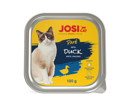 Josera Petfood Konservi JOSERA JosiCat Pīles gaļas pastēte 100 g Alu